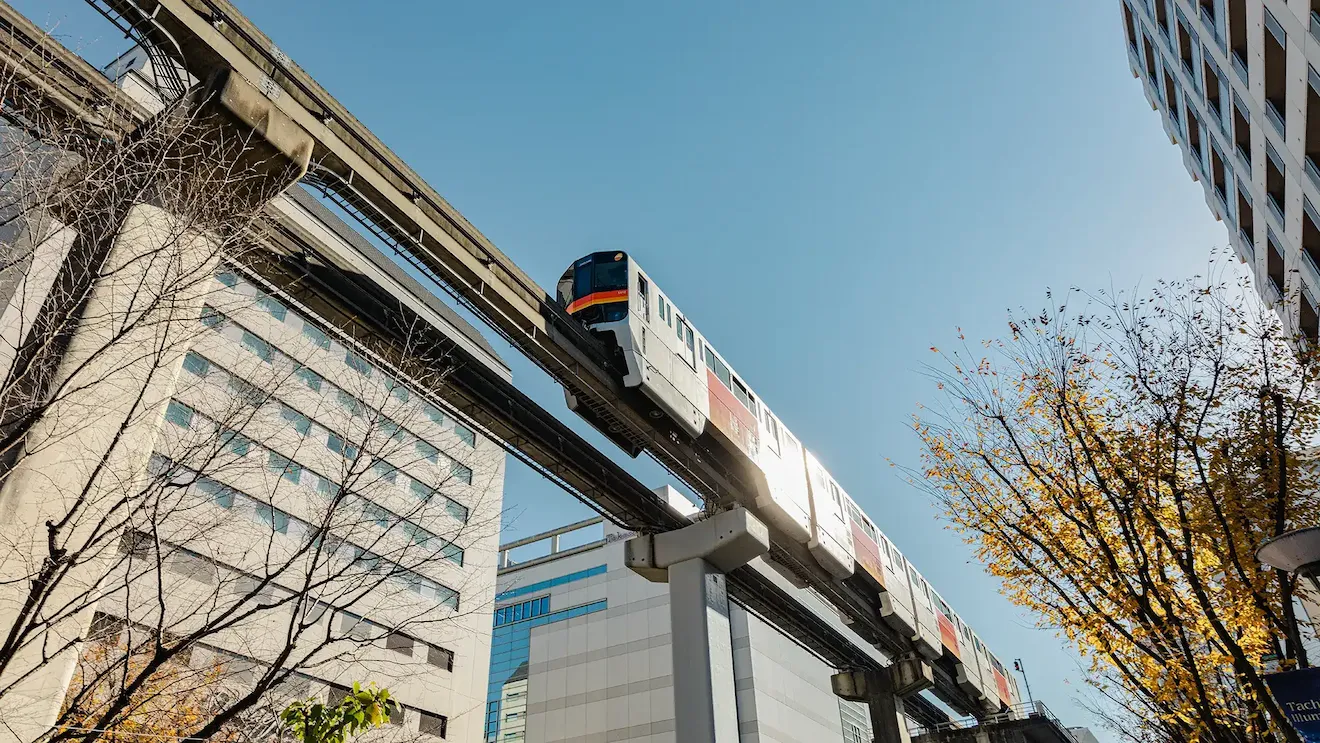 STUDIO立川へ登校する道