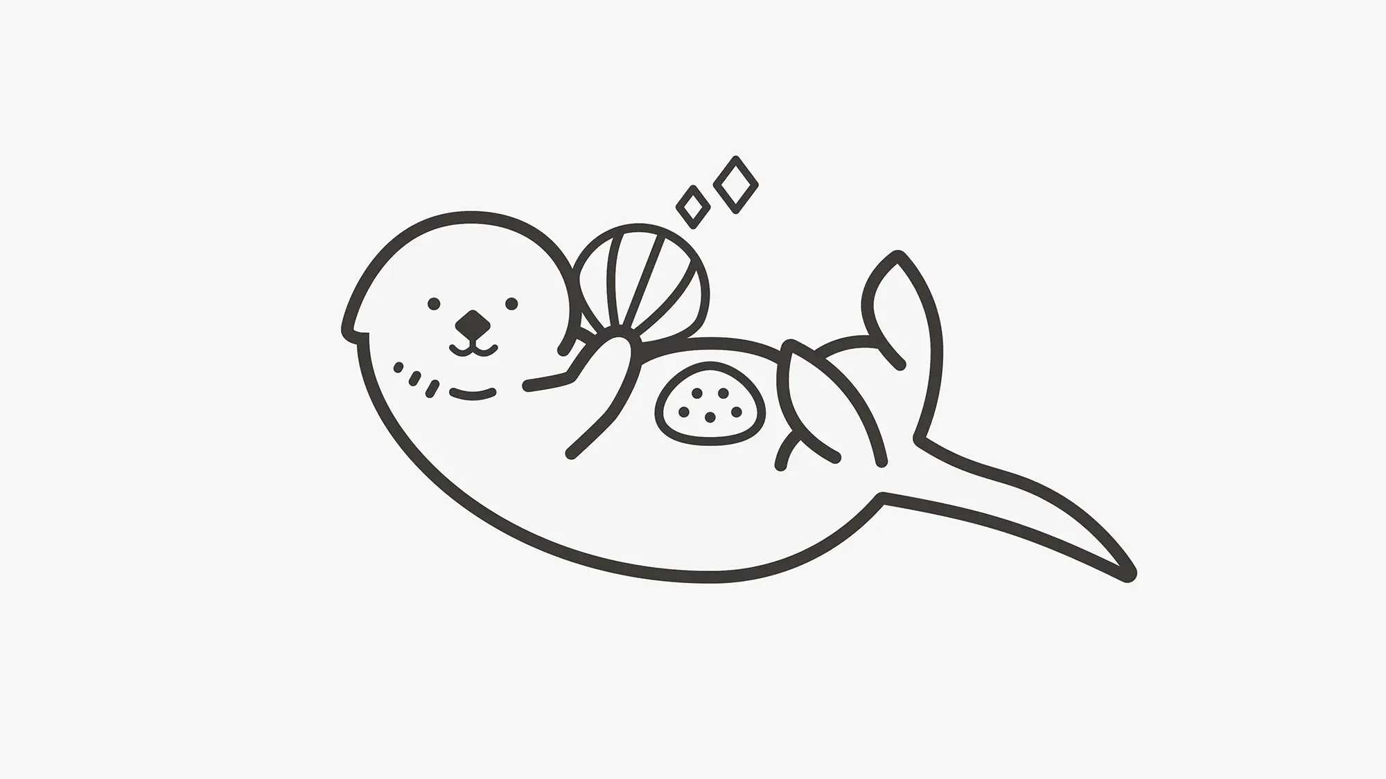 ラッコのイラスト