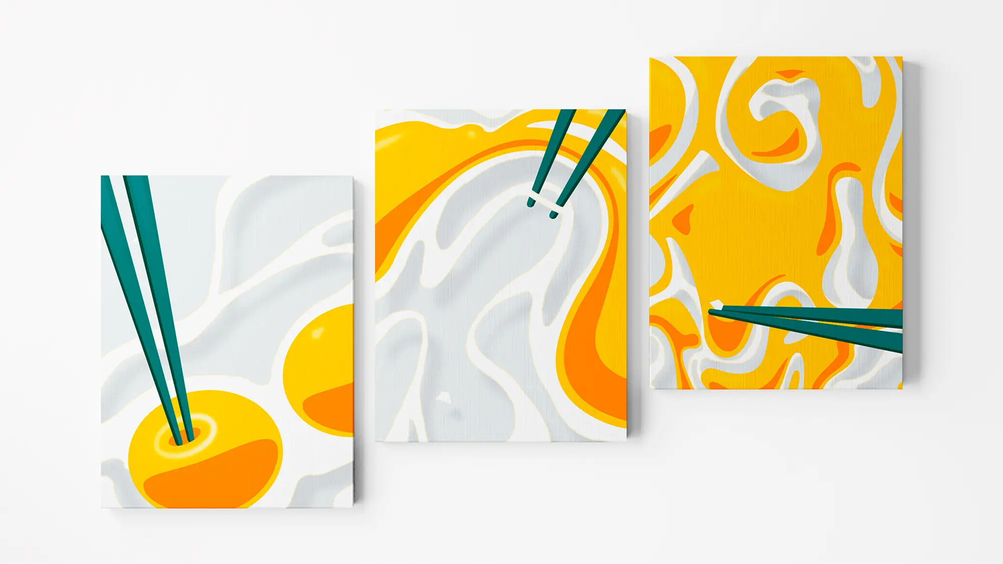 3枚のキャンバス